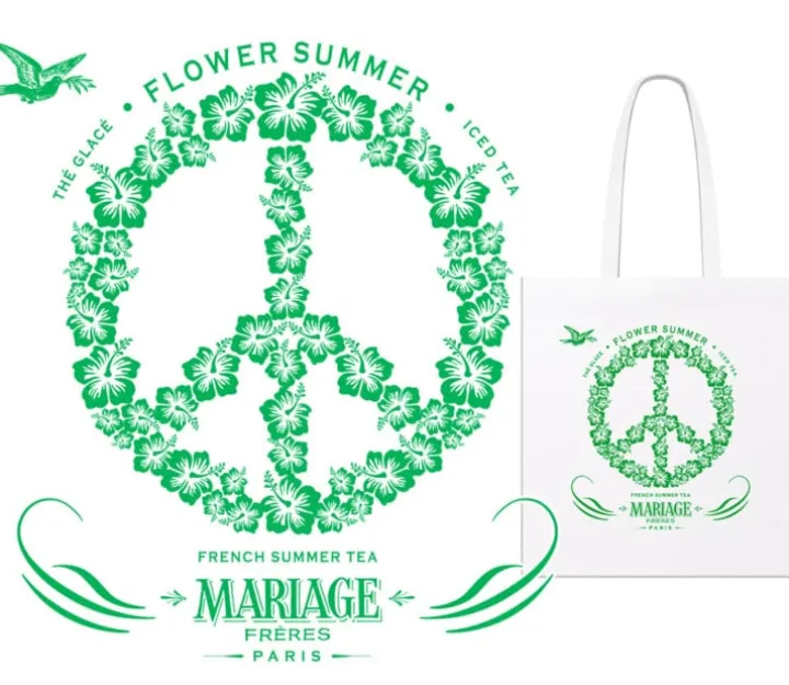 Flash Sale MARIAGE FRÈRES TOTE BAG FLOWER SUMMER