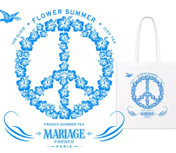 Best MARIAGE FRÈRES TOTE BAG 'FLOWER SUMMER'